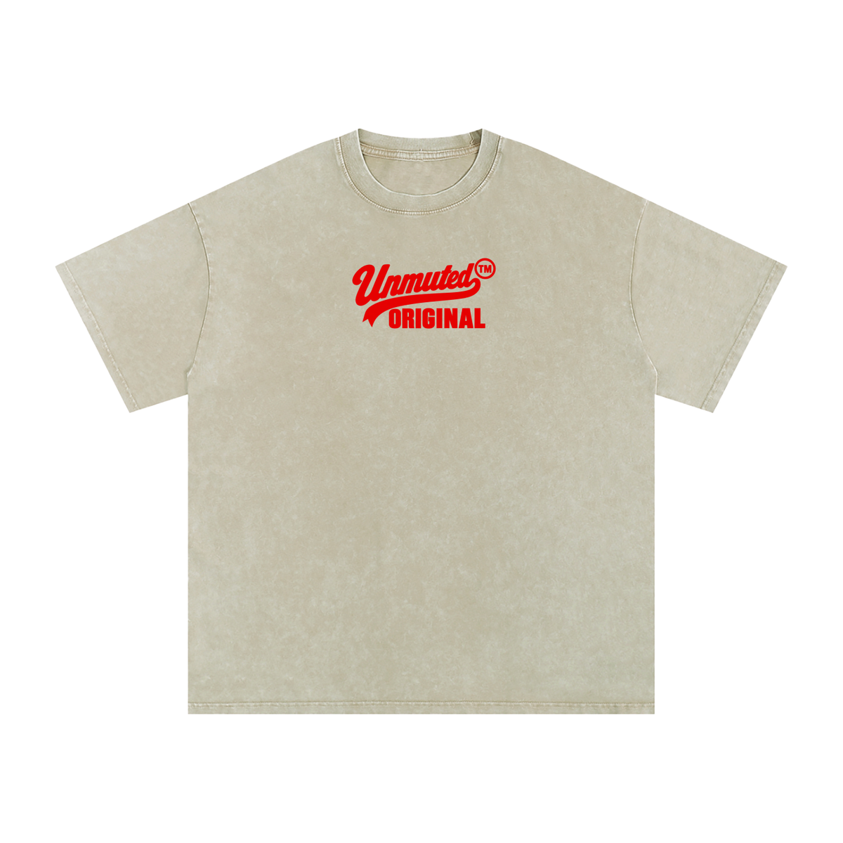 Unmuted Snow Washed Oversized T-Shirt