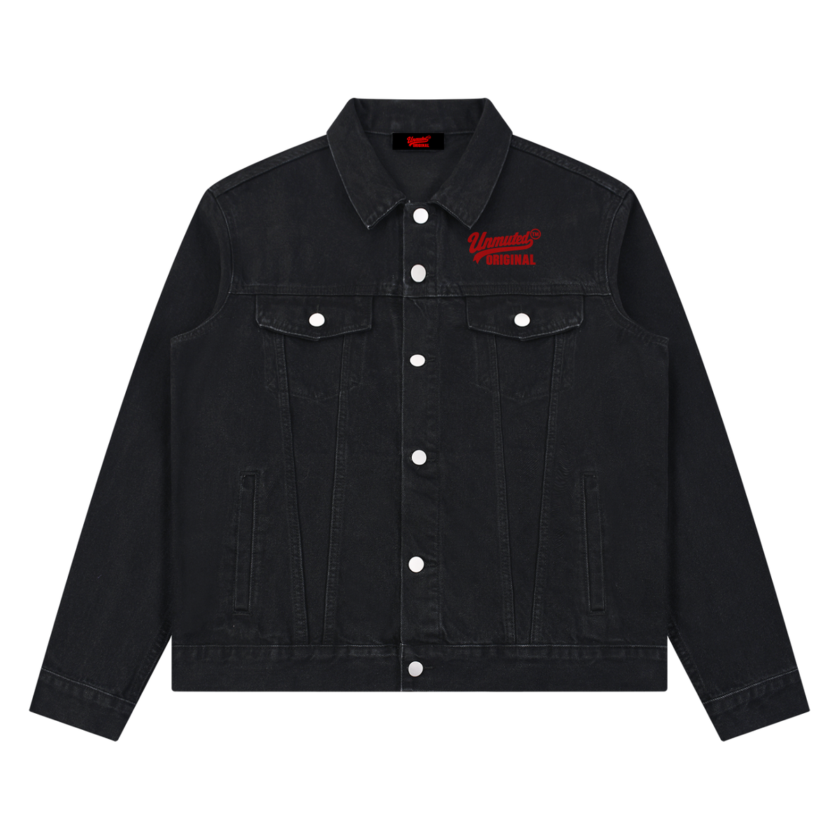 Unmuted Heavyweight Vintage Wash Denim Jacket – Unisex
