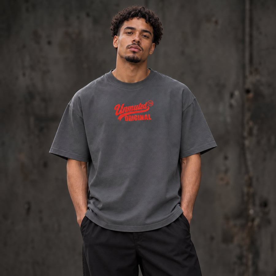 Unmuted Heavyweight Drop Shoulder Cotton T-Shirt