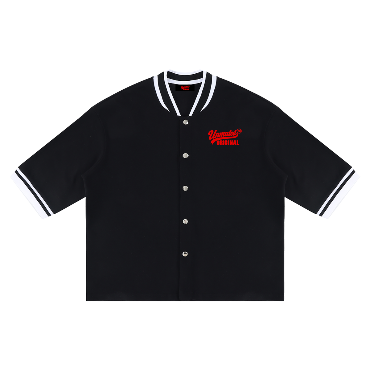 Unmuted Original Unisex Boxy Heavyweight Baseball Jersey