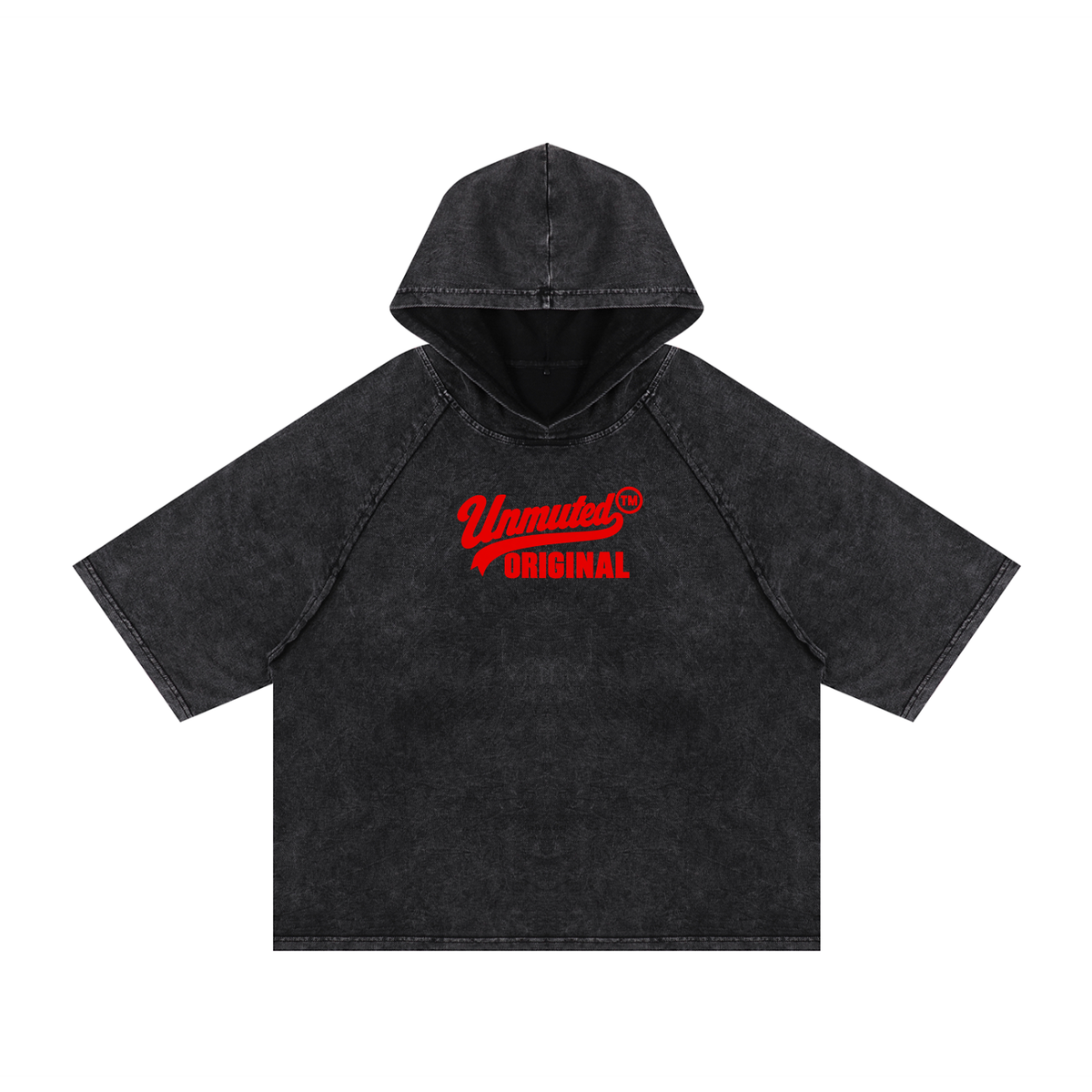 Unmuted Snow Washed Hooded T-Shirt