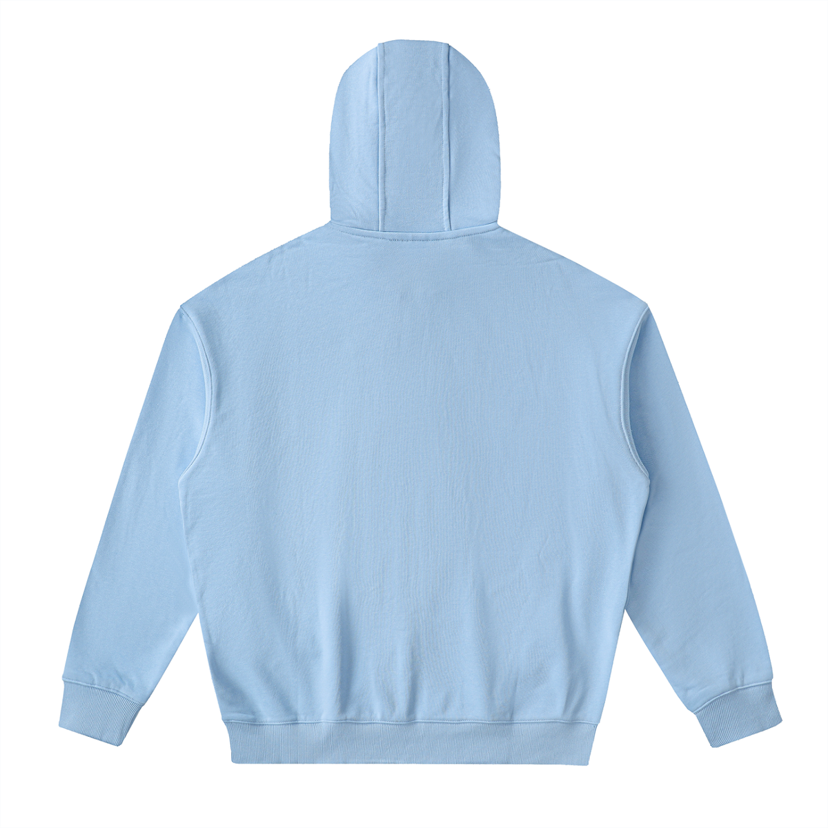 Unmuted Drop-Shoulder Zip-Up Hoodie