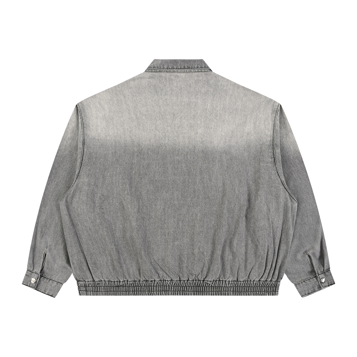 Unmuted Lightweight Full-Zip Denim Jacket – Vintage Wash