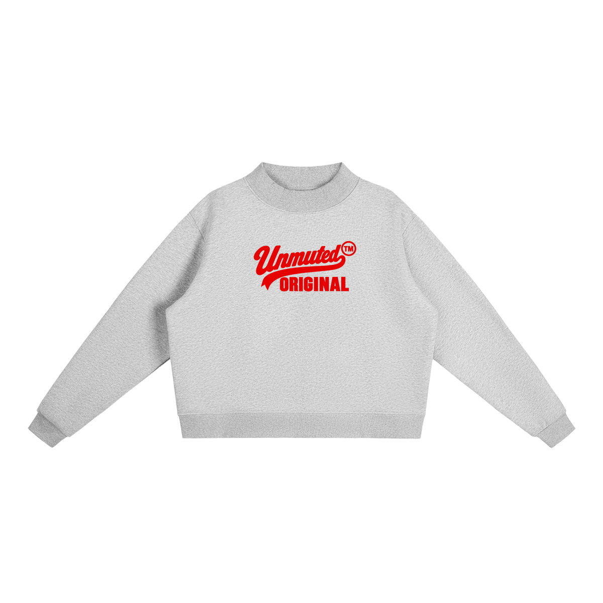 Unmuted Fleece Mock-Neck Sweatshirt