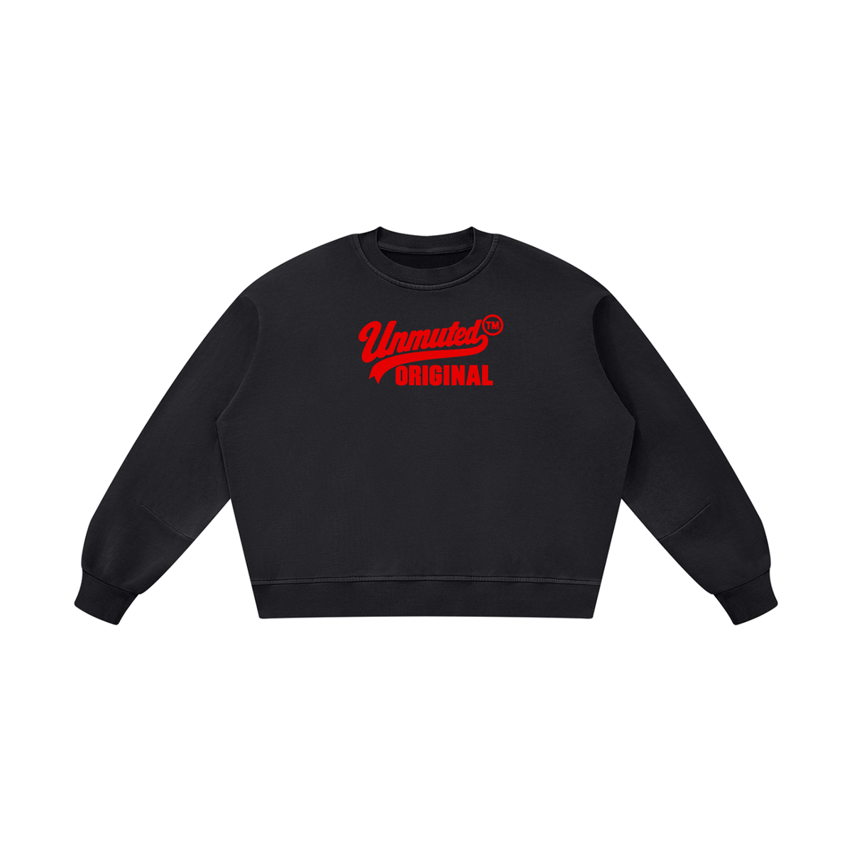 Unmuted Boxy Vintage Washed Sweatshirt