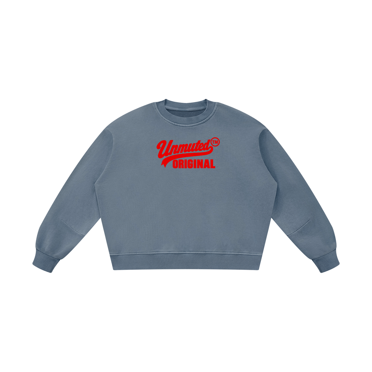 Unmuted Boxy Vintage Washed Sweatshirt