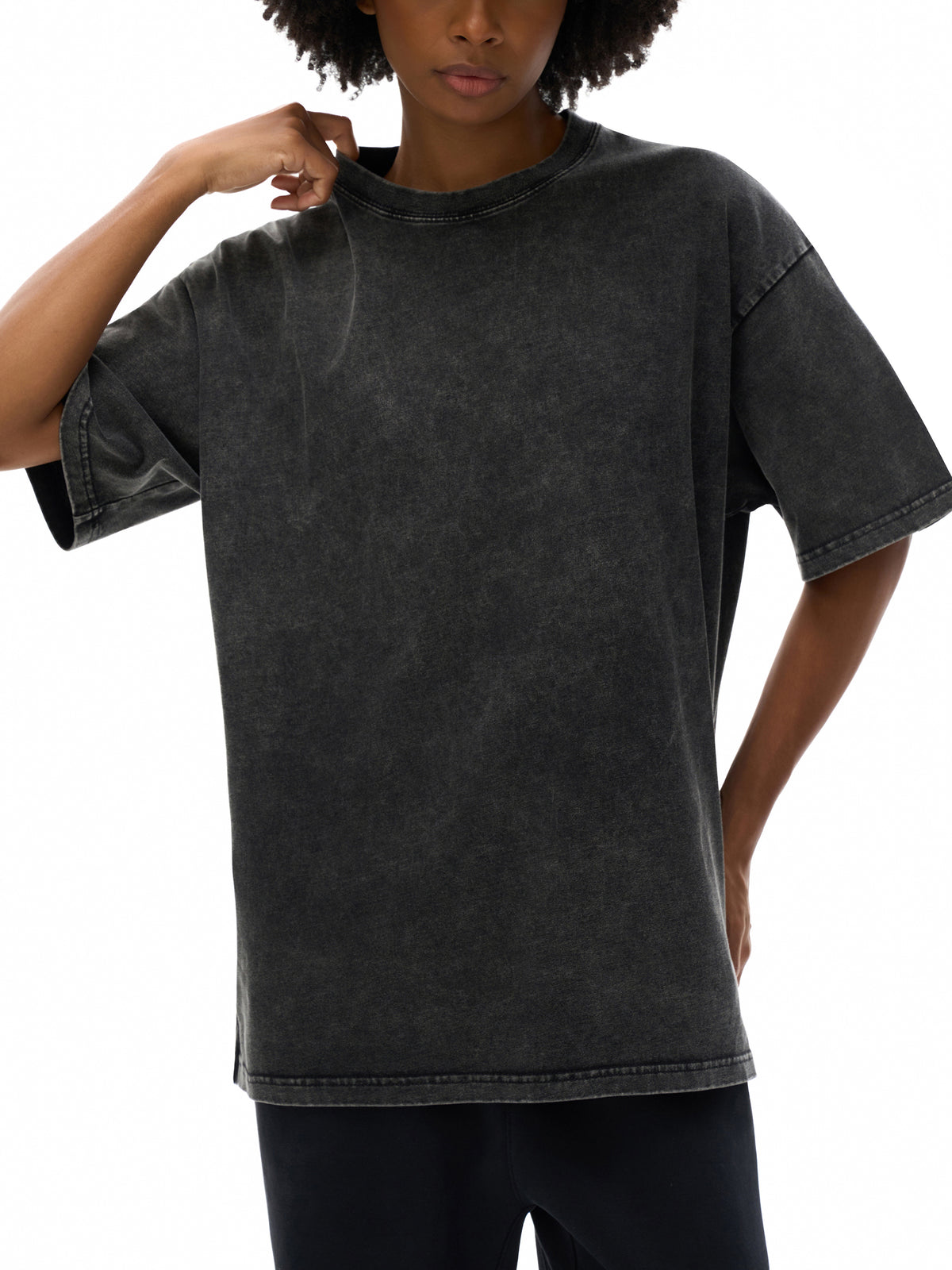 Unmuted Snow Washed Oversized T-Shirt