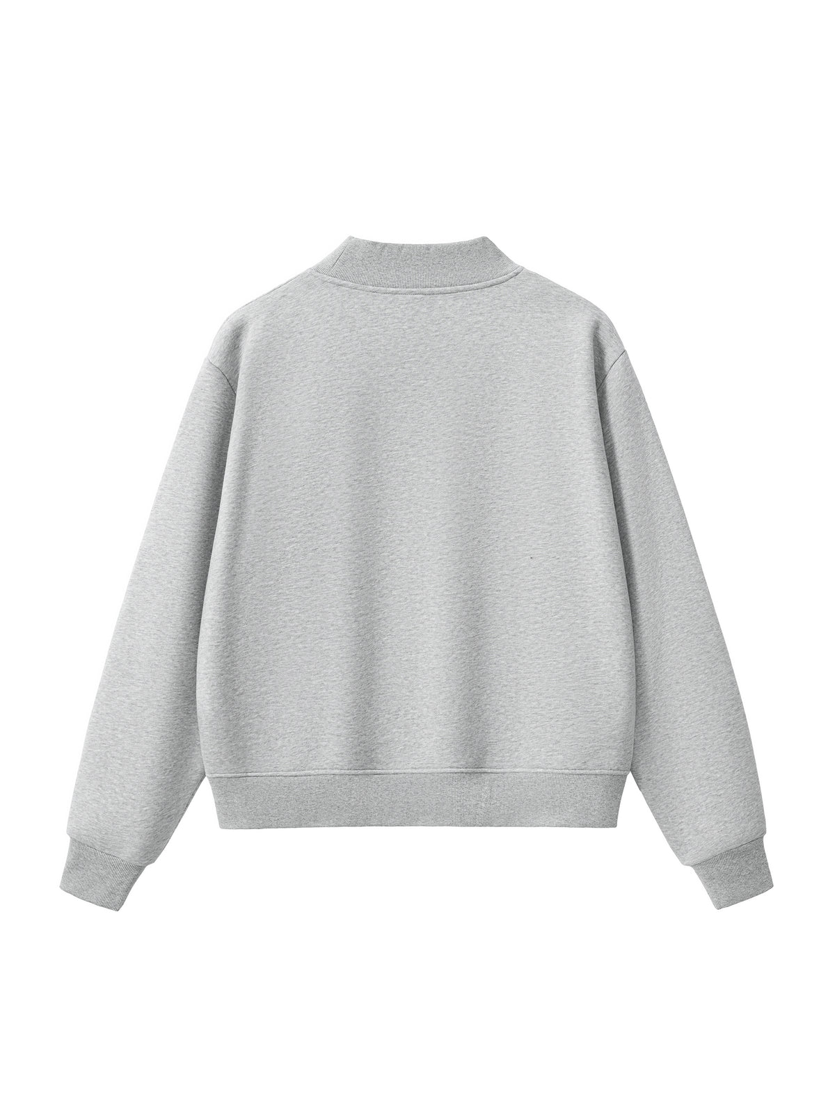 Unmuted Fleece Mock-Neck Sweatshirt