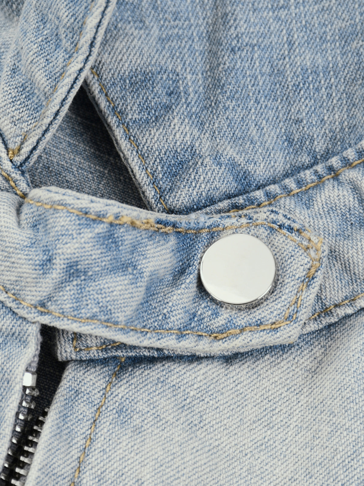 Unmuted Lightweight Full-Zip Denim Jacket – Vintage Wash