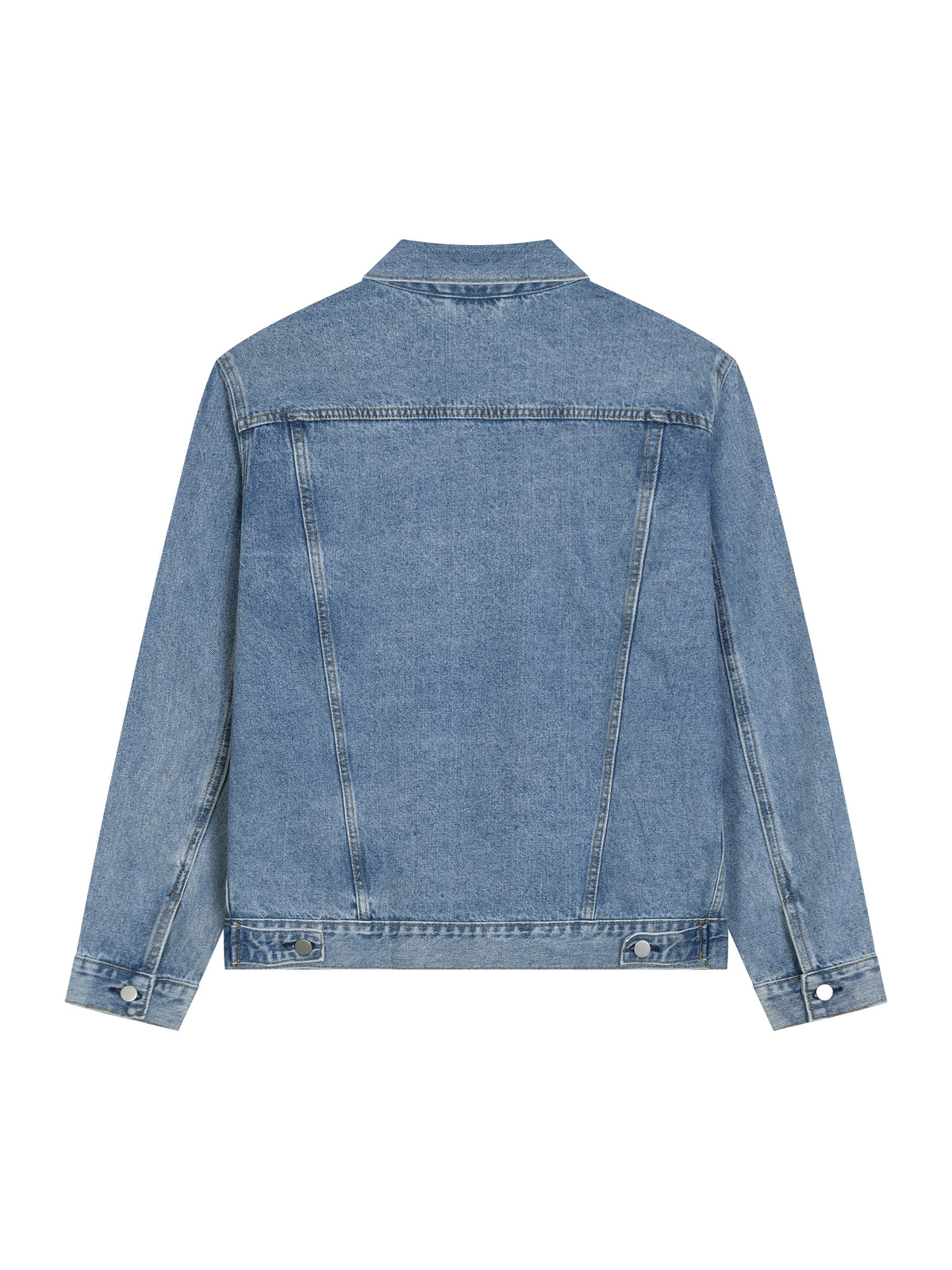 Unmuted Heavyweight Vintage Wash Denim Jacket – Unisex