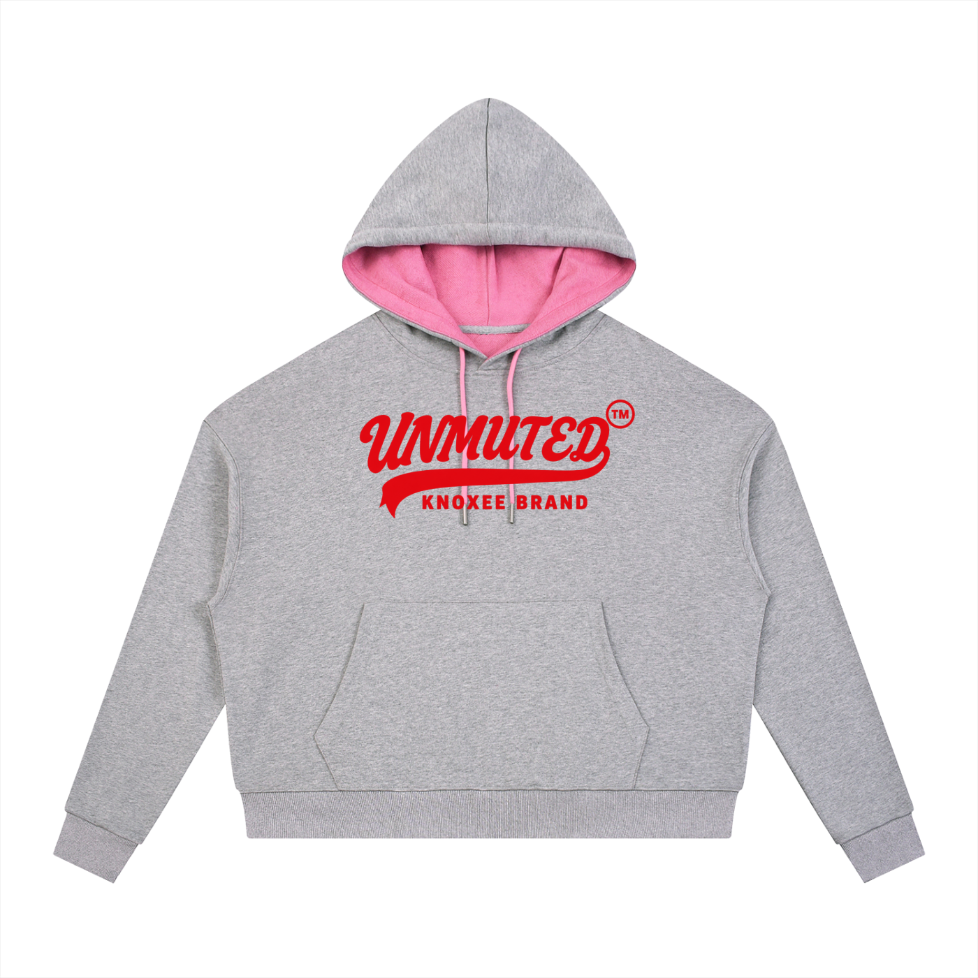 Unmuted Contrast Drawstring Hoodie
