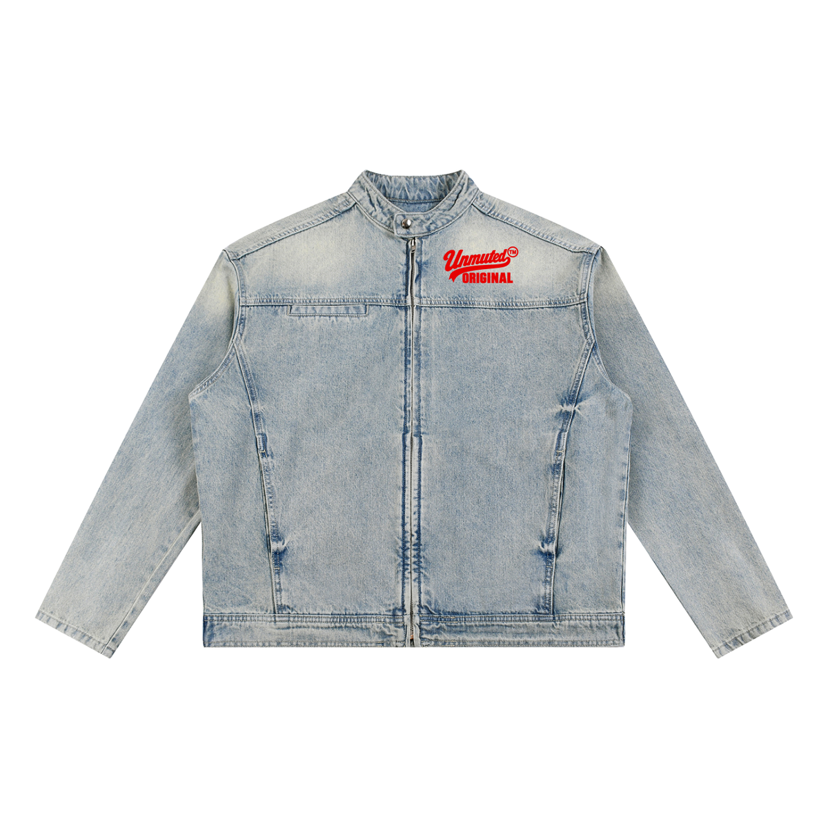 Unmuted Premium Cotton Vintage Wash Zip Jacket