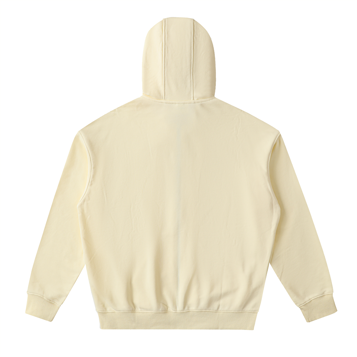 Unmuted Drop-Shoulder Zip-Up Hoodie