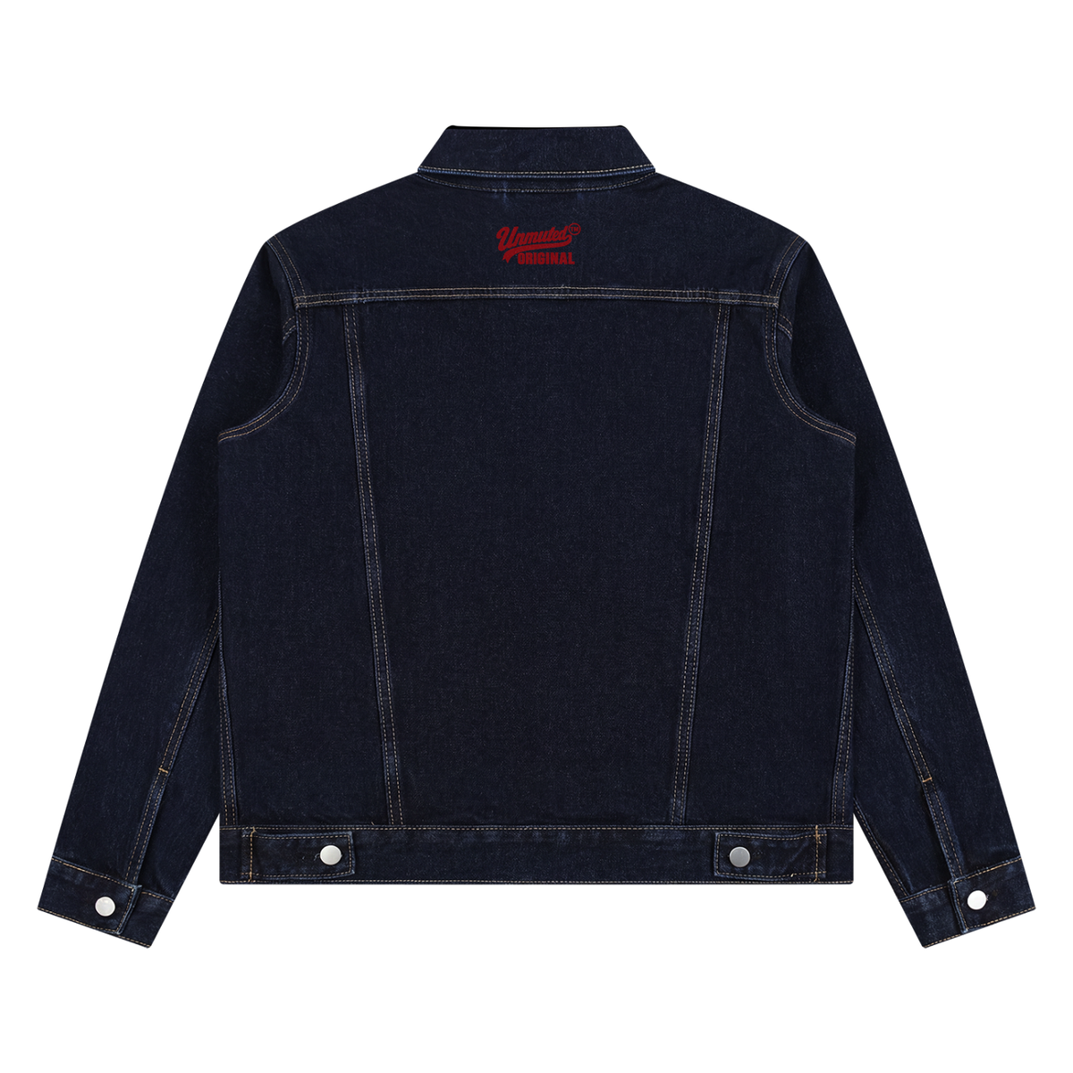 Unmuted Heavyweight Vintage Wash Denim Jacket – Unisex