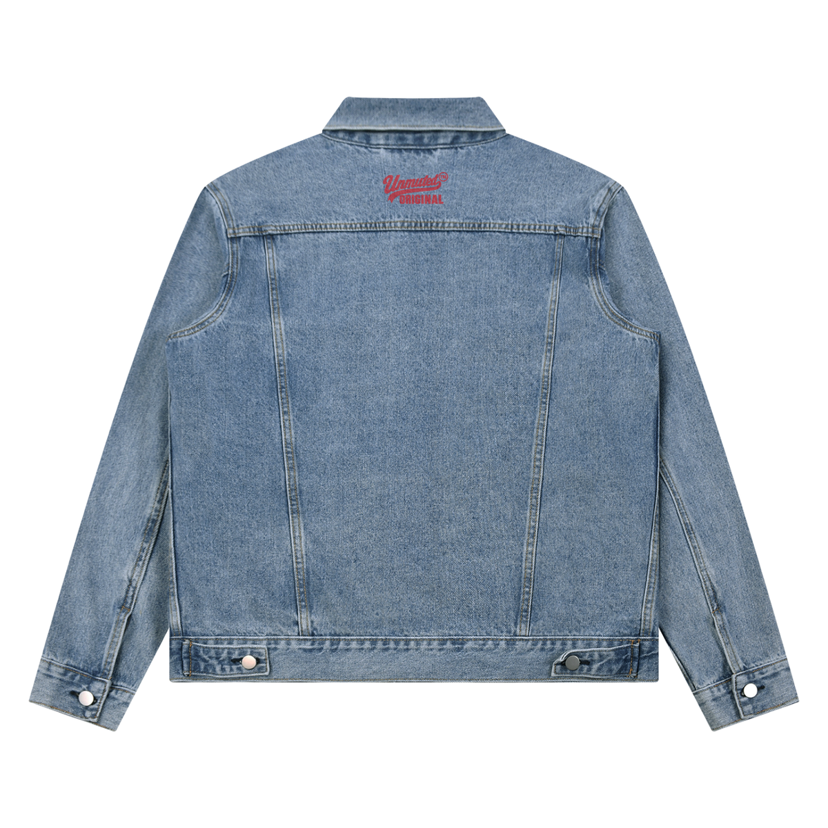 Unmuted Heavyweight Vintage Wash Denim Jacket – Unisex