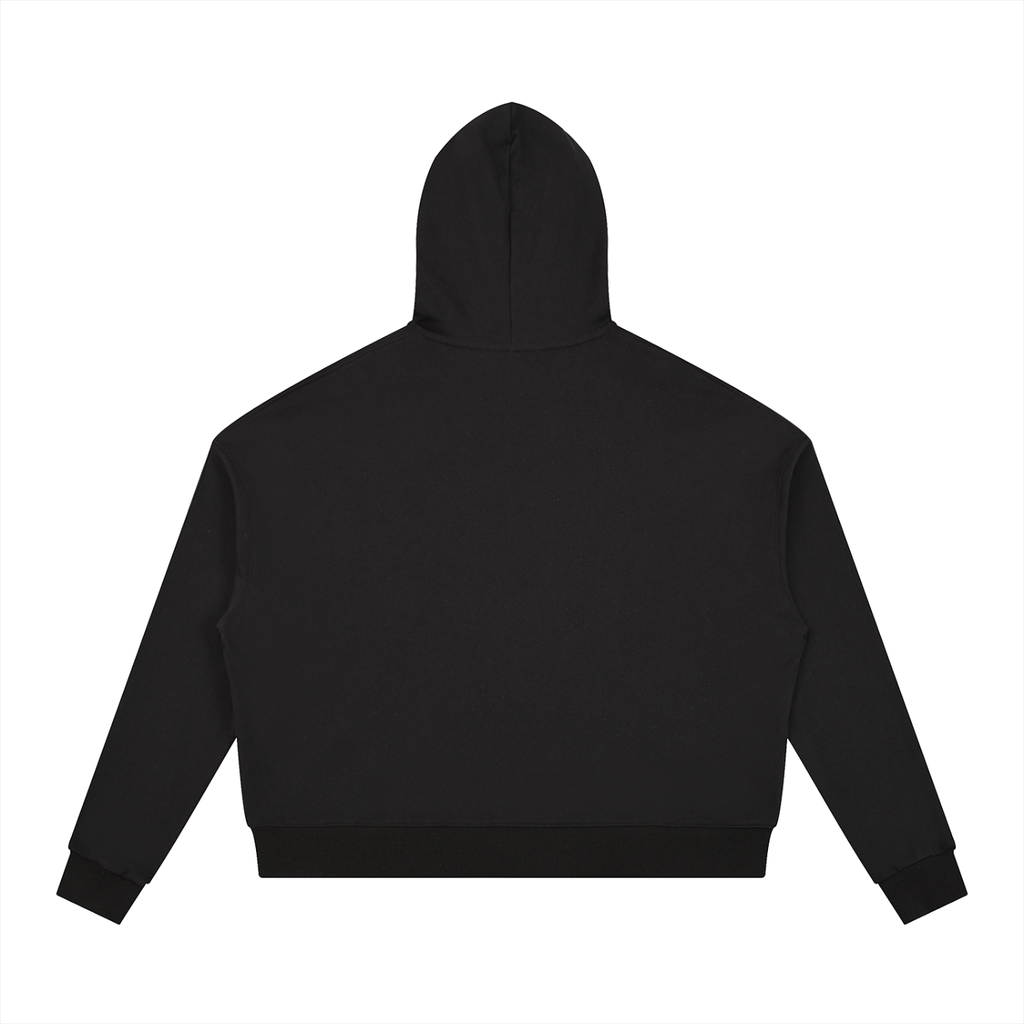 Unmuted Contrast Drawstring Hoodie