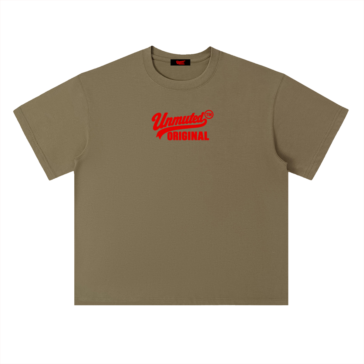 Unmuted Heavyweight Drop Shoulder Cotton T-Shirt