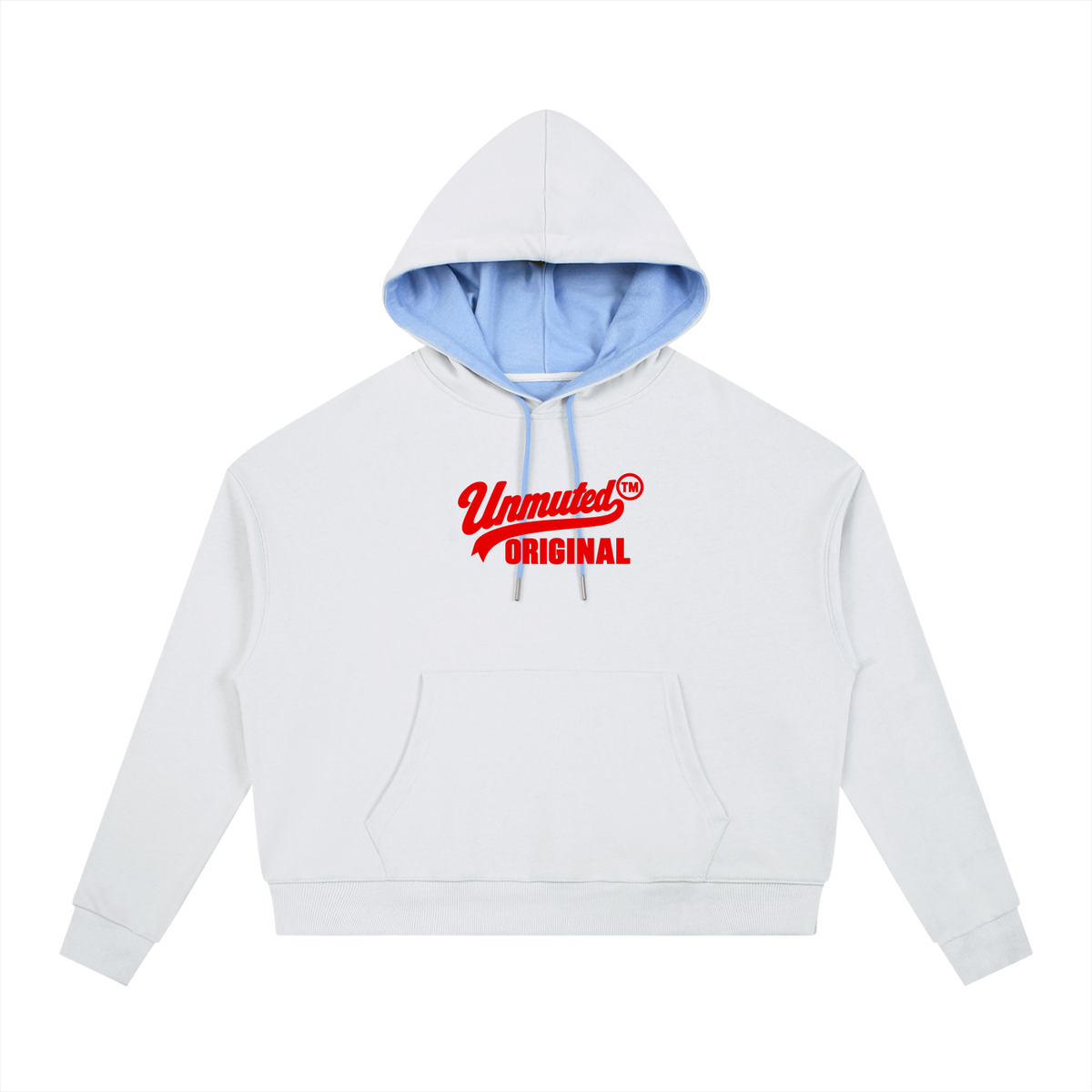 Unmuted Female Contrast Drawstring Hoodie