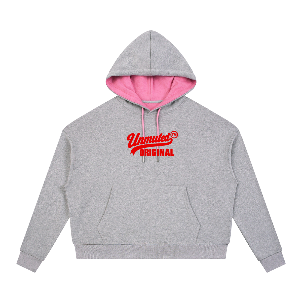 Unmuted Female Contrast Drawstring Hoodie
