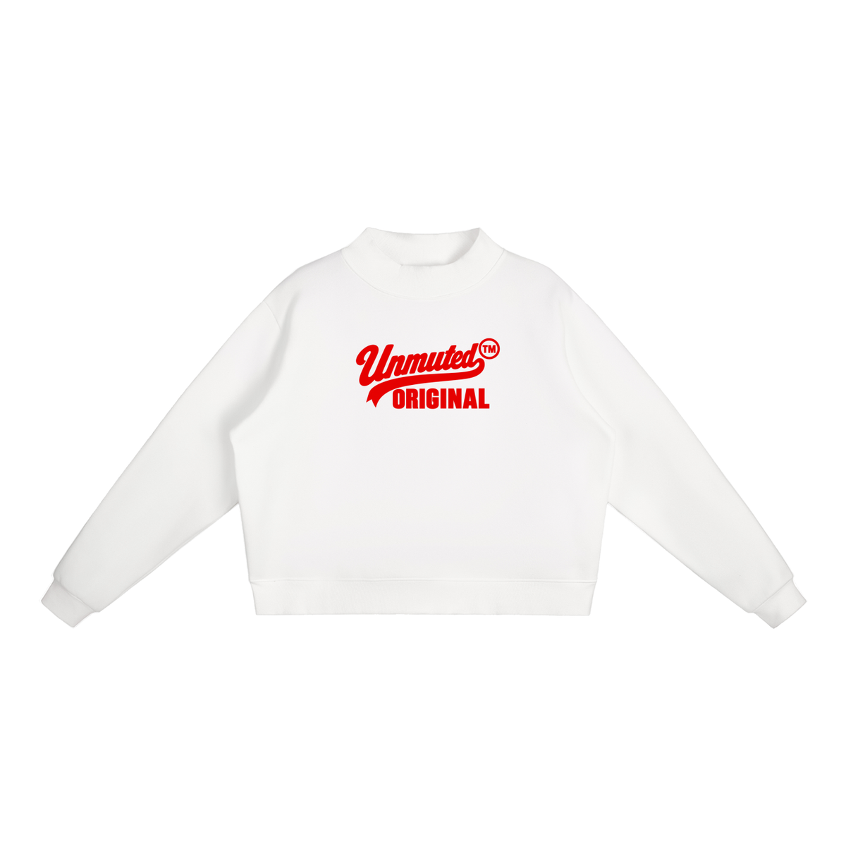 Unmuted Fleece Mock-Neck Sweatshirt