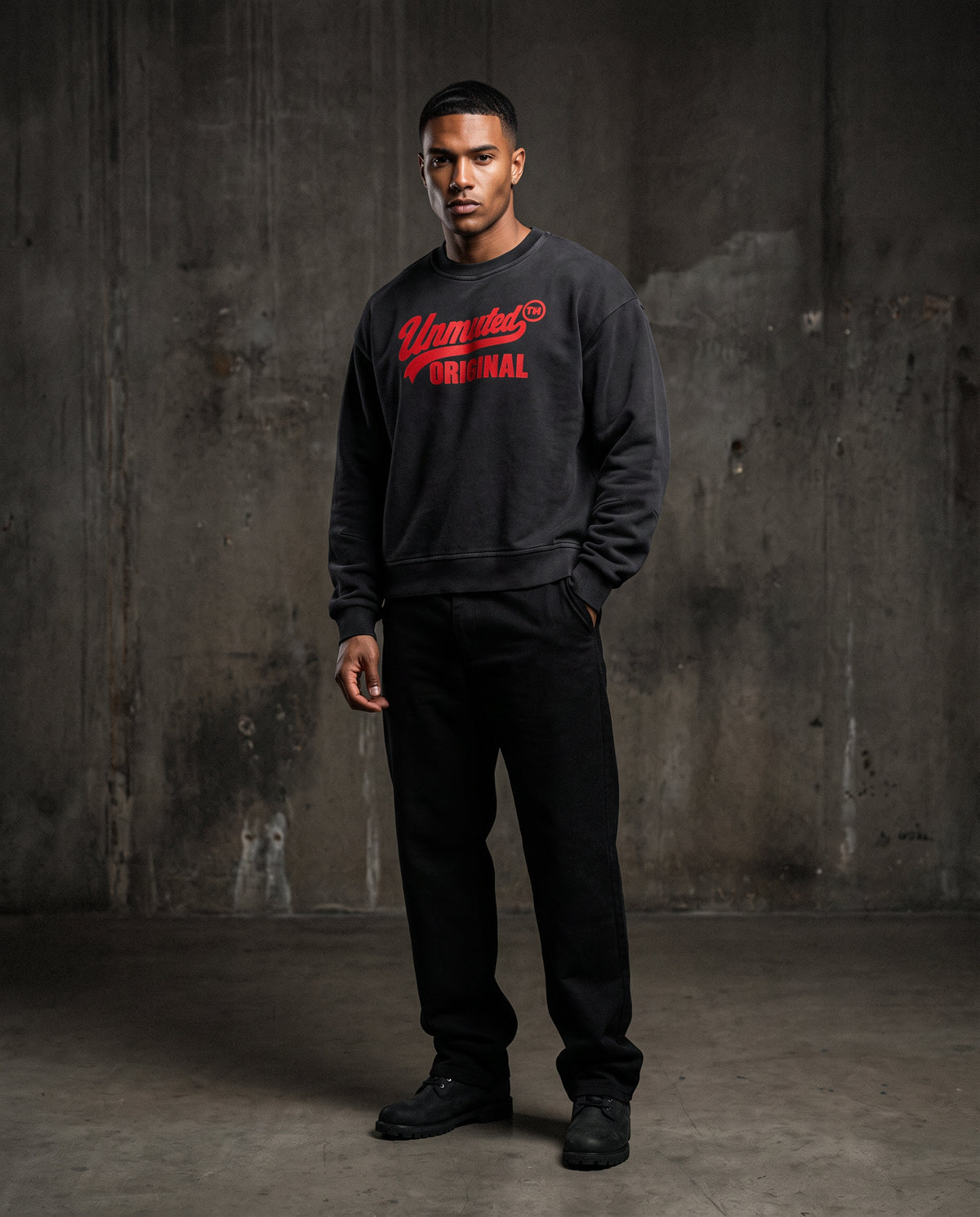 Unmuted Boxy Vintage Washed Sweatshirt