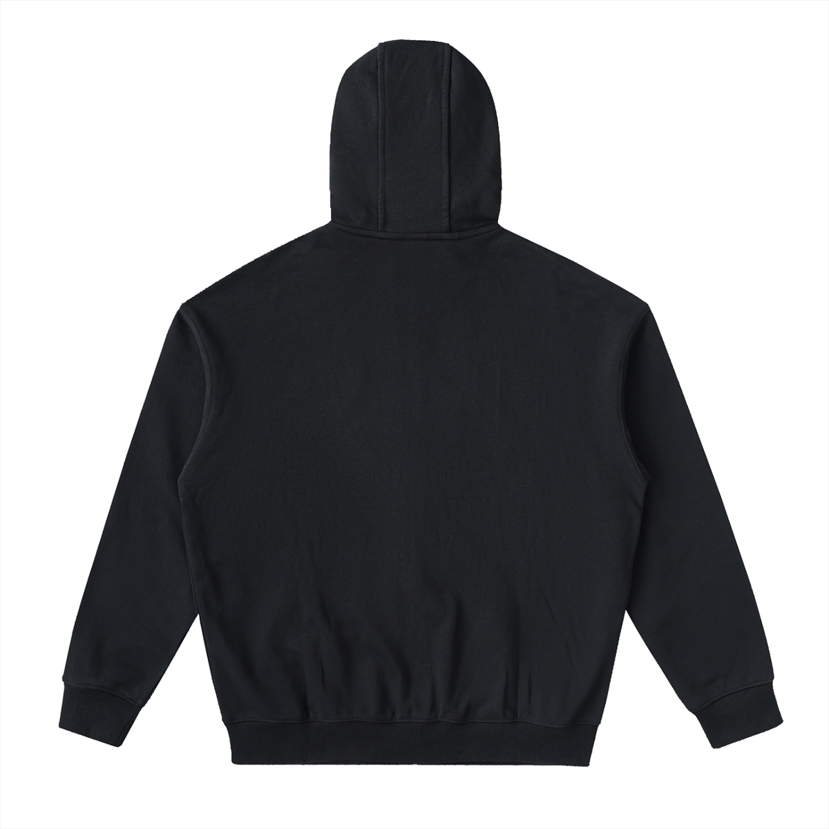 Unmuted Drop-Shoulder Zip-Up Hoodie