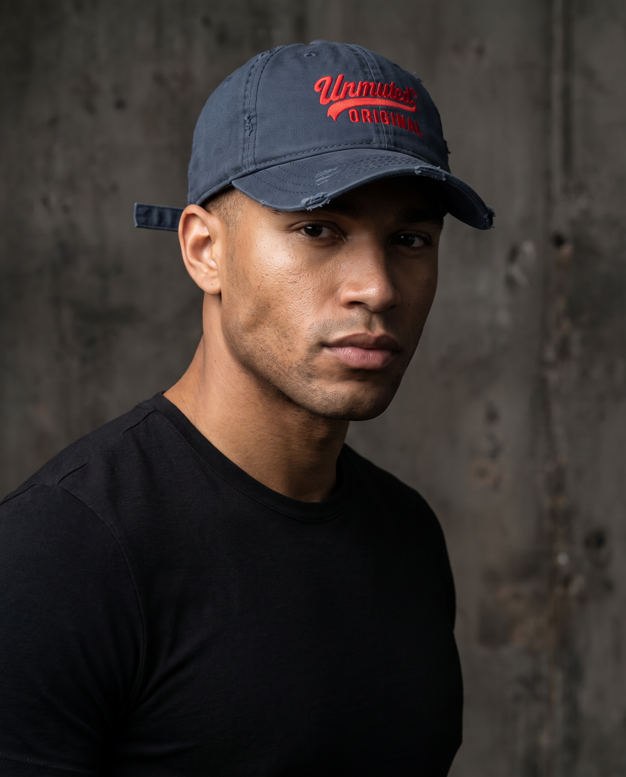 Unmuted Distressed Cap