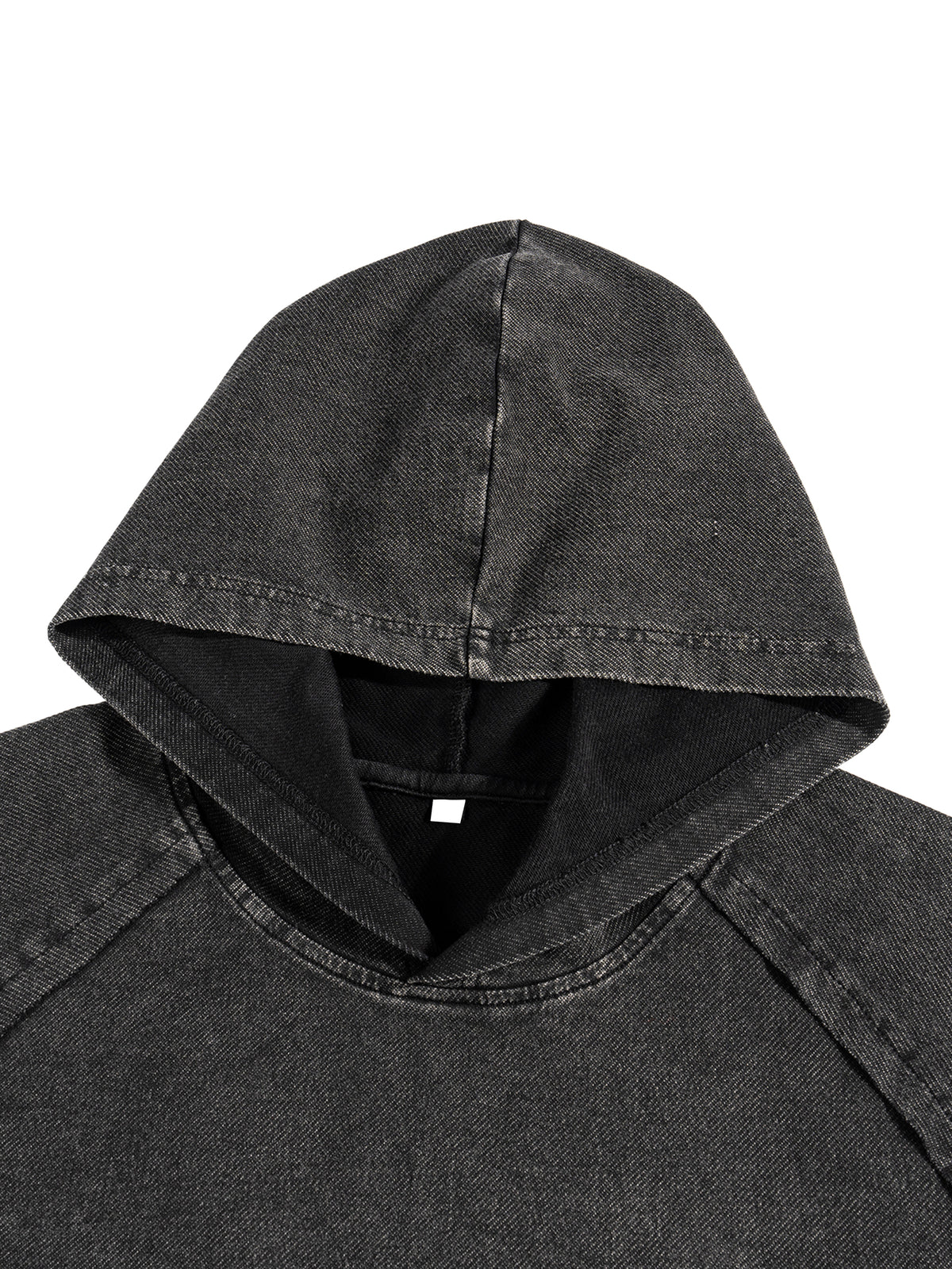 Unmuted Snow Washed Hooded T-Shirt