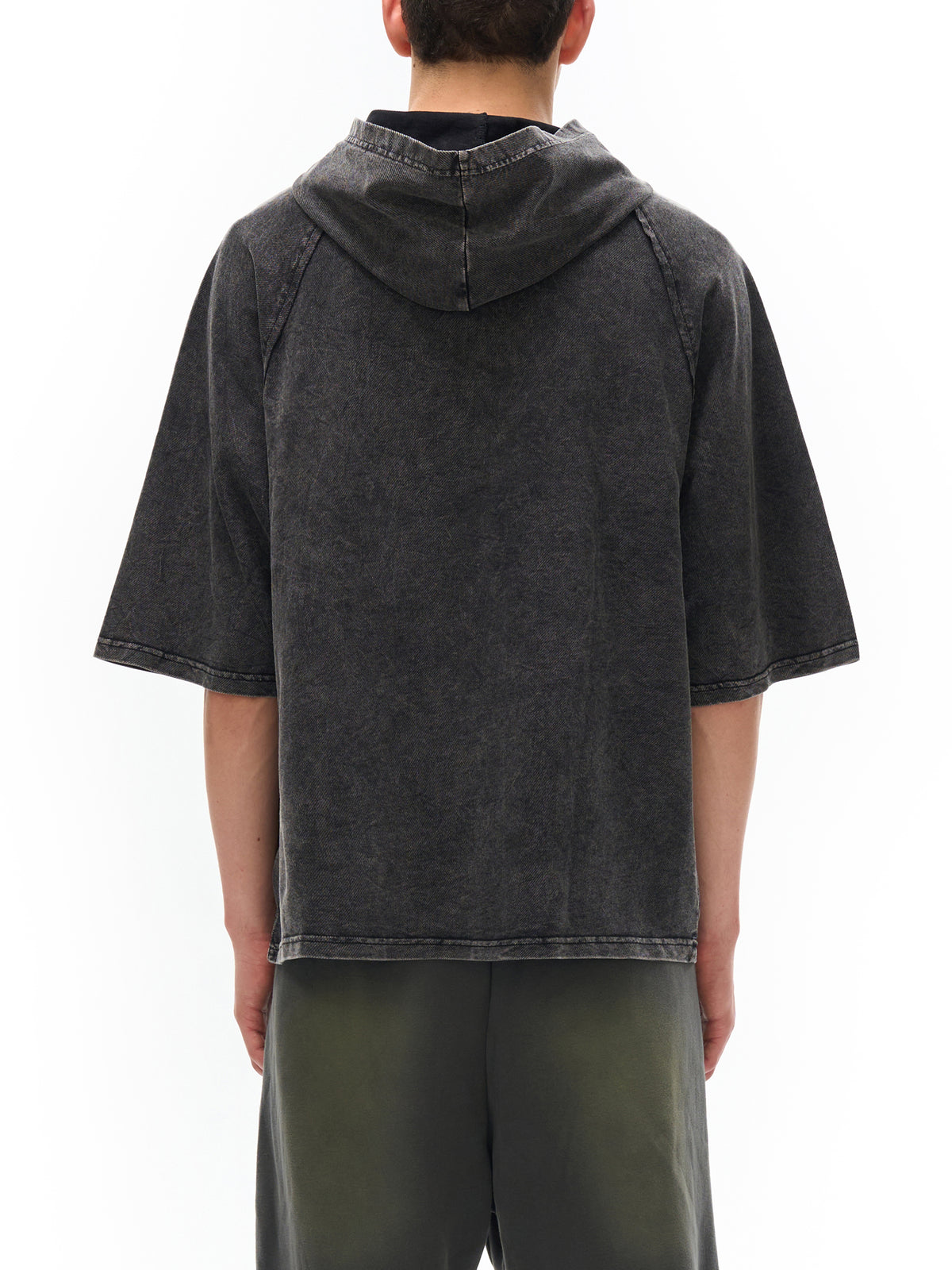 Unmuted Snow Washed Hooded T-Shirt