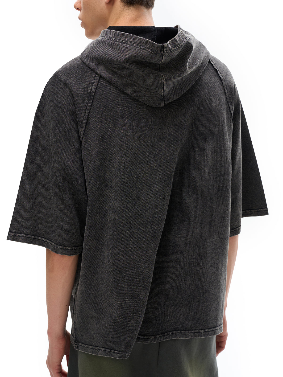 Unmuted Snow Washed Hooded T-Shirt