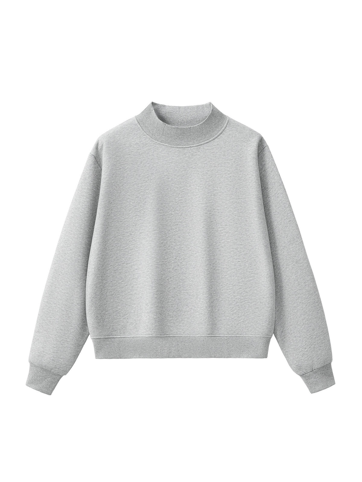 Unmuted Fleece Mock-Neck Sweatshirt