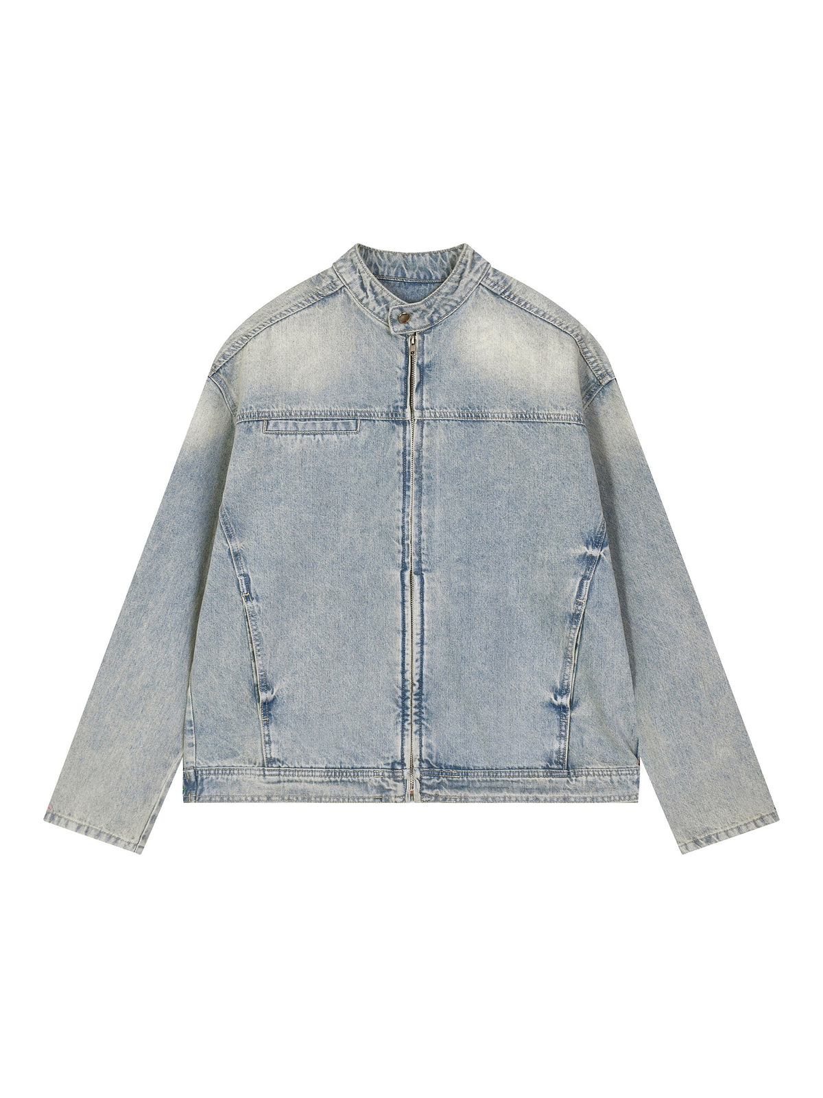 Unmuted Premium Cotton Vintage Wash Zip Jacket