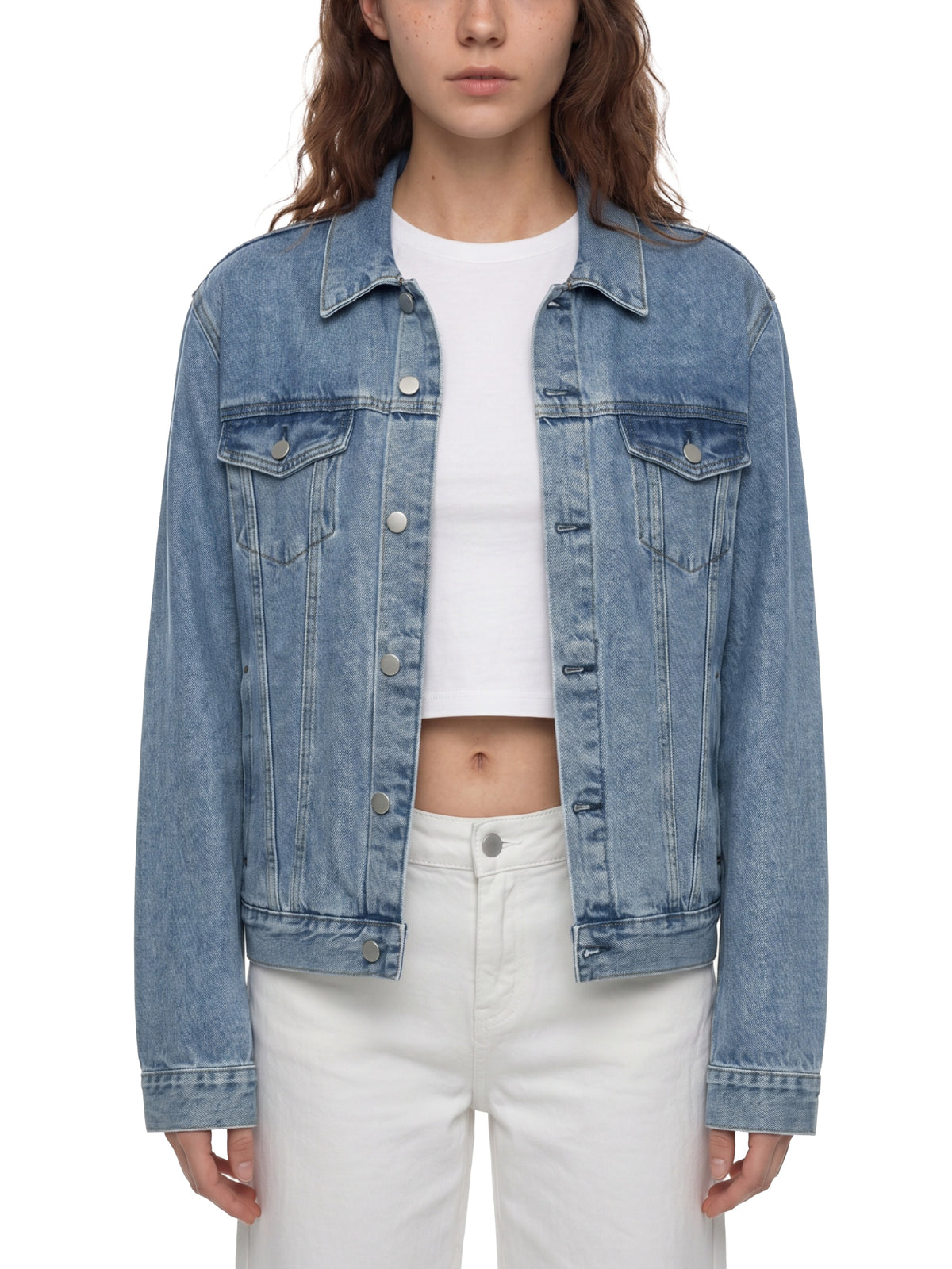 Unmuted Heavyweight Vintage Wash Denim Jacket – Unisex
