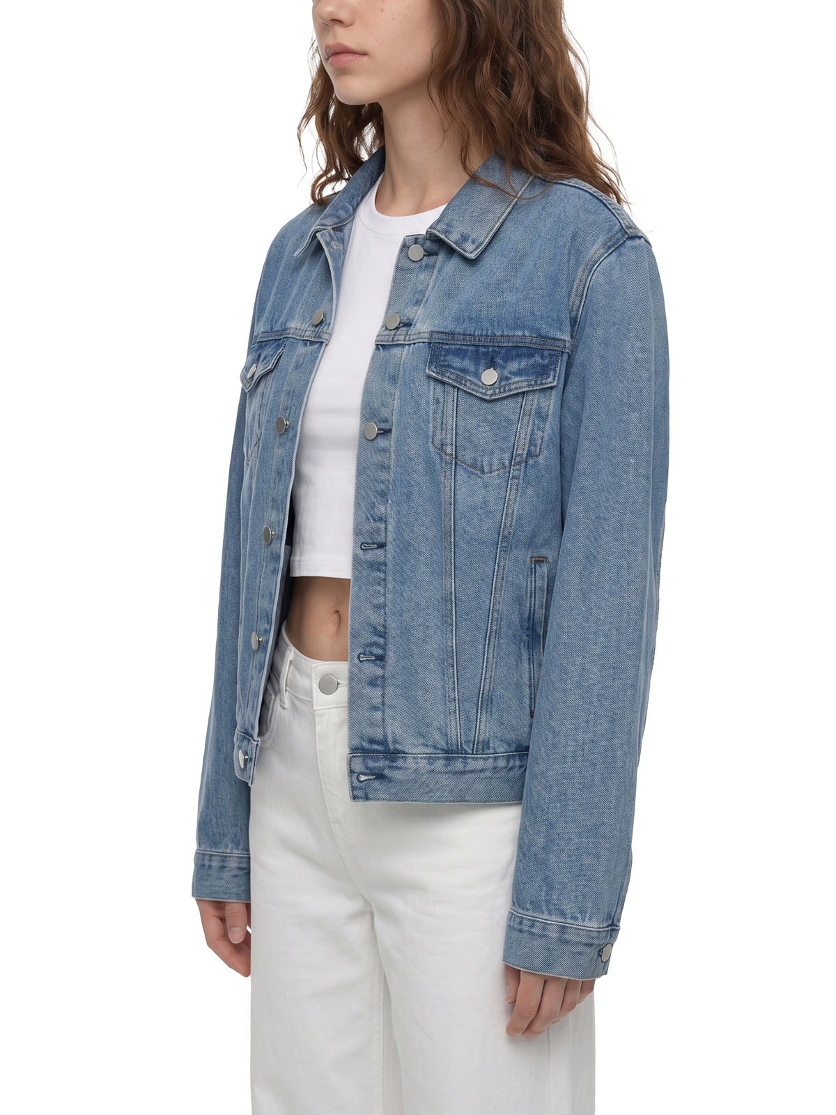 Unmuted Heavyweight Vintage Wash Denim Jacket – Unisex