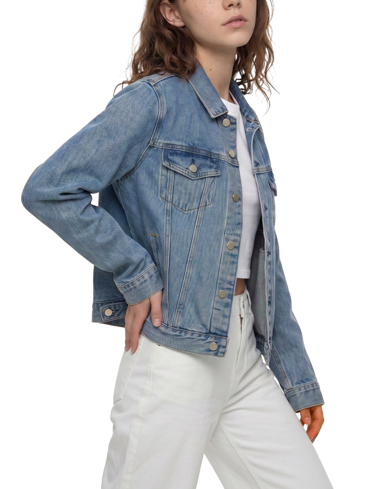 Unmuted Heavyweight Vintage Wash Denim Jacket – Unisex